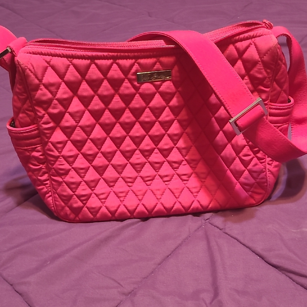 Vera Bradley Hot Pink Quilted Crossbody Bag